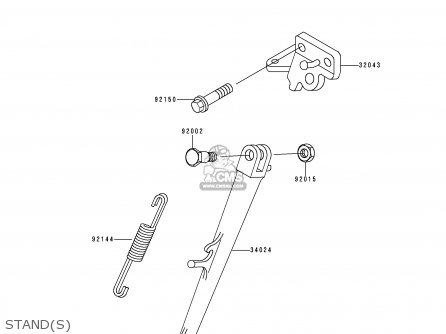 STAND(S) - XZ900B2 NINJA ZX9R 1995 USA CALIFORNIA CANADA