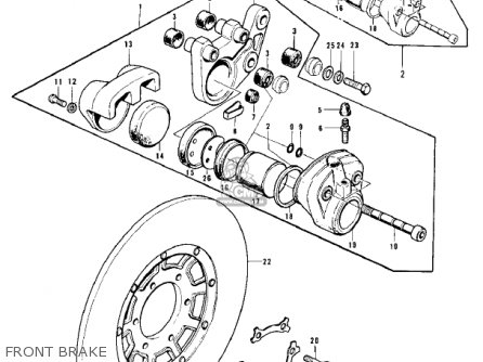 Kawasaki Z1 1973 Usa Canada Parts Lists And Schematics