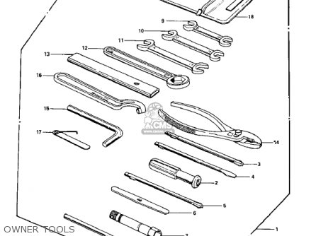 Kawasaki Z1 1973 USA CANADA parts lists and schematics