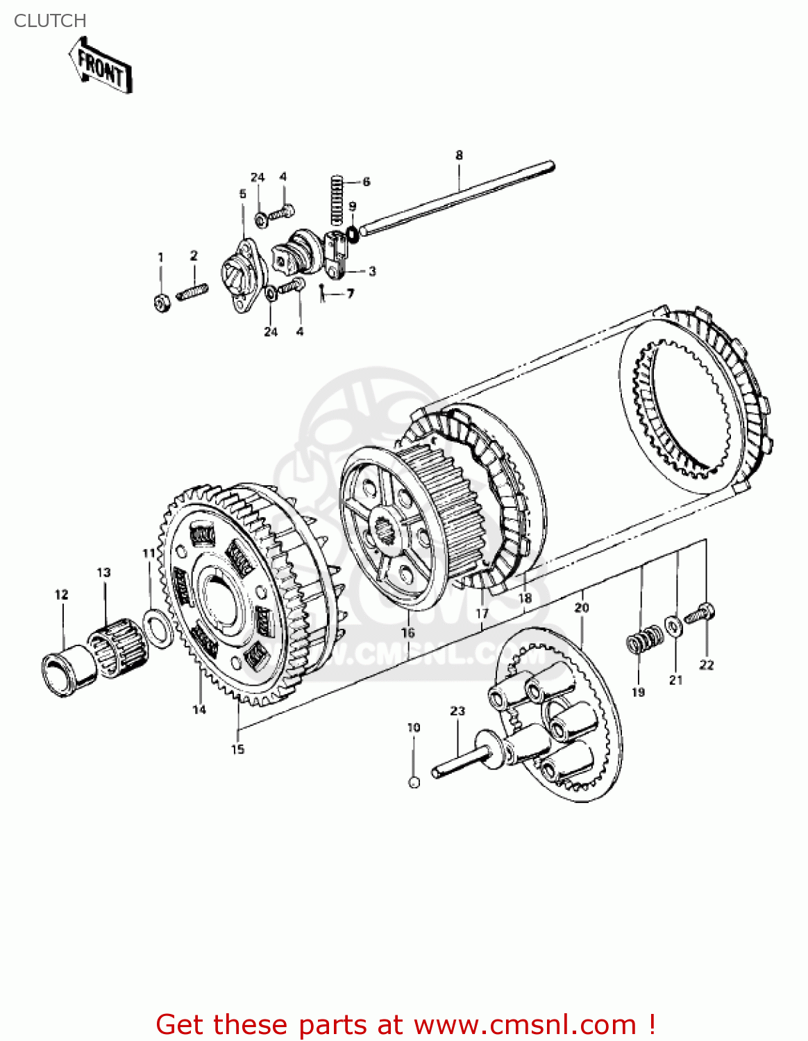 CLUTCH Z1 1973 USA CANADA
