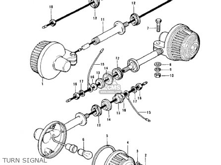 TURN SIGNAL - Z1 1973 USA CANADA