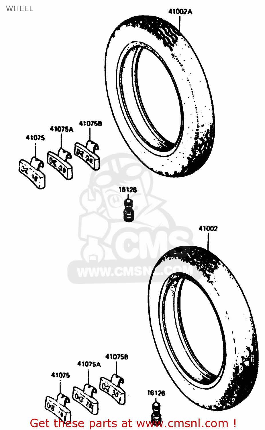 WHEEL Z1000R2 1983 EUROPE UK IT NR SD ST