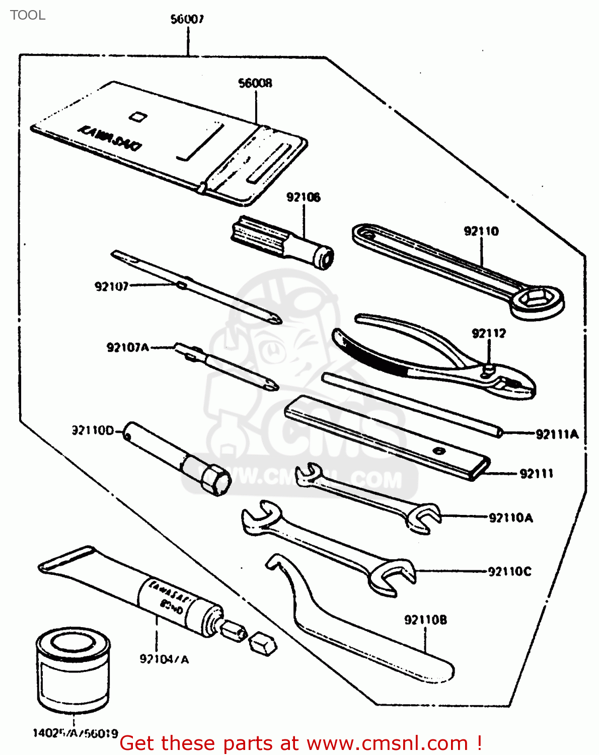 TOOL Z1000R2 1983 EUROPE UK IT NR SD ST