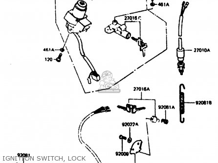 IGNITION SWITCH, LOCK - Z1000R2 1983 EUROPE UK IT NR SD ST