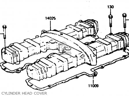 CYLINDER HEAD COVER - Z1000R2 1983 EUROPE UK IT NR SD ST