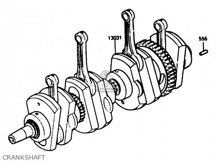 CRANKSHAFT - Z1000R2 1983 EUROPE UK IT NR SD ST