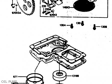 OIL PUMP - Z1000R2 1983 EUROPE UK IT NR SD ST