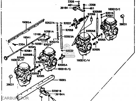 CARBURETOR - Z1000R2 1983 EUROPE UK IT NR SD ST