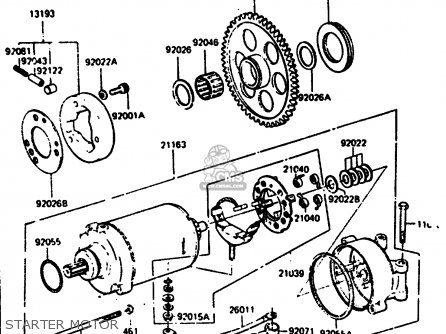 STARTER MOTOR - Z1000R2 1983 EUROPE UK IT NR SD ST