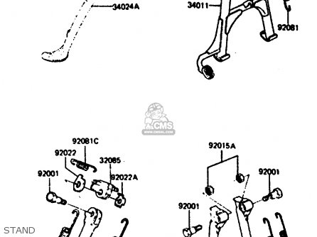 STAND - Z1000R2 1983 EUROPE UK IT NR SD ST