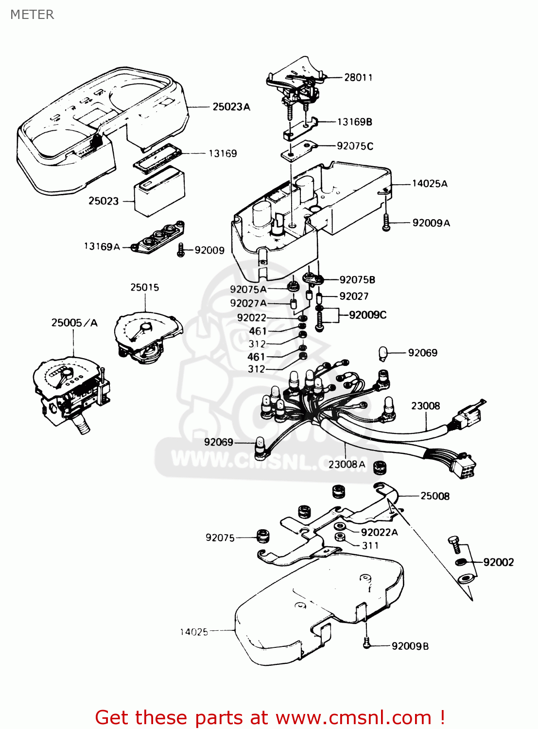 METER Z1100R1 1984 EUROPE UK NR