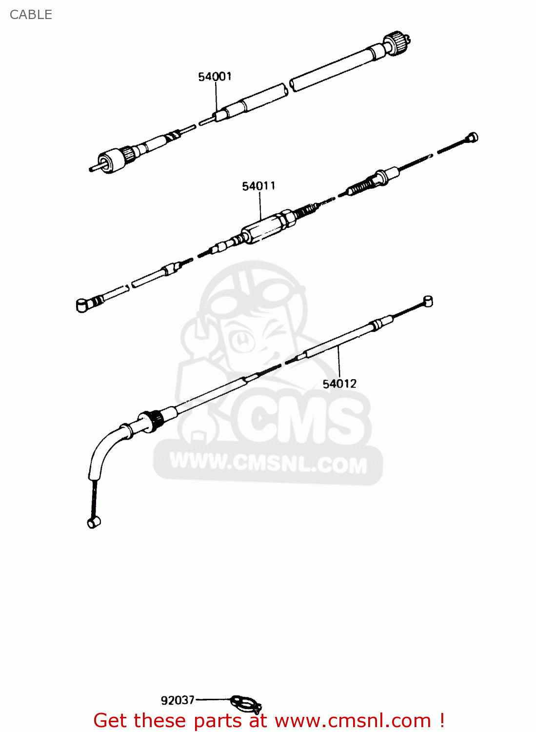 CABLE Z1100R1 1984 EUROPE UK NR