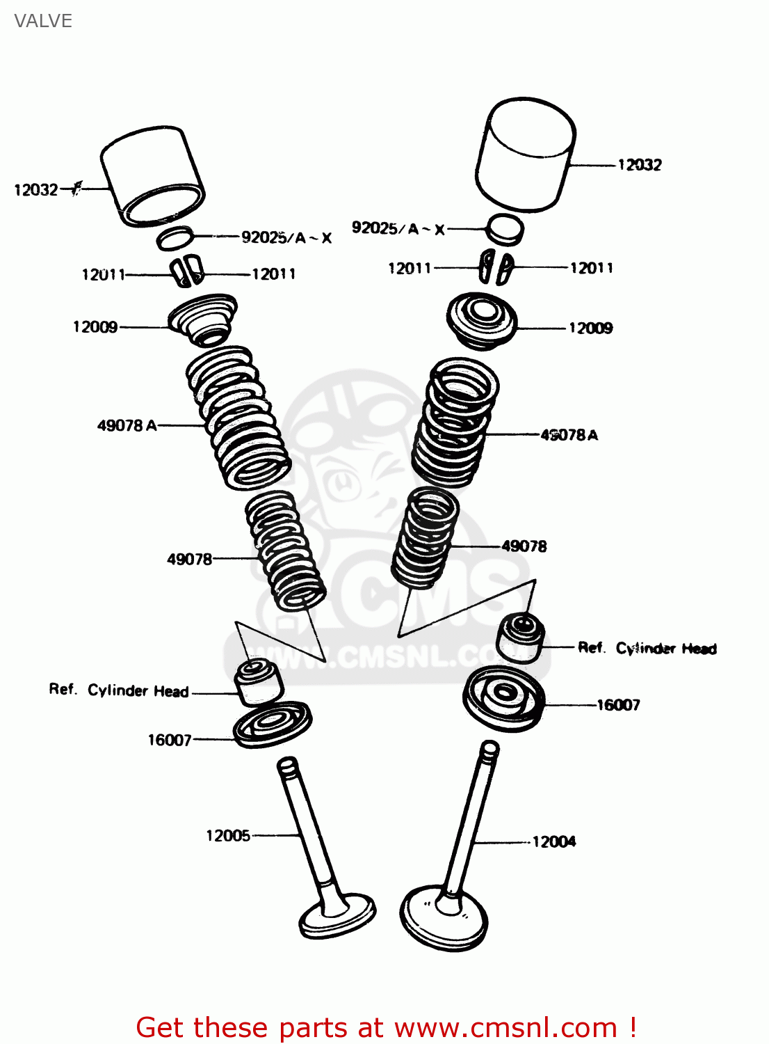 VALVE Z1100R1 1984 EUROPE UK NR