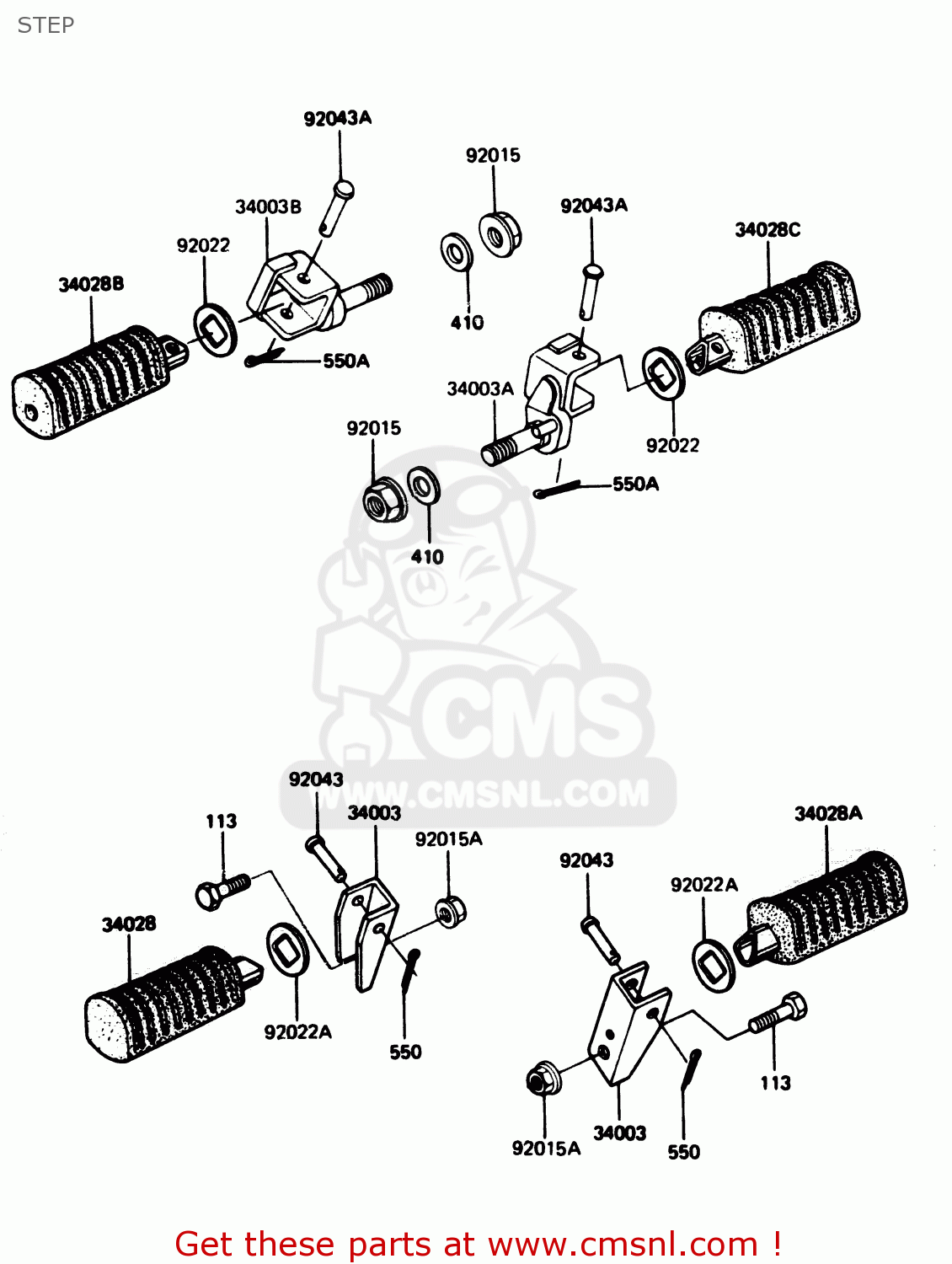 STEP Z1100R1 1984 EUROPE UK NR