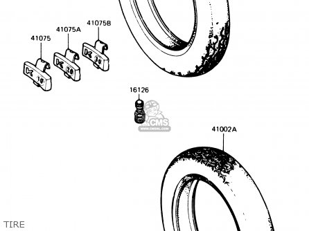 TIRE - Z1100R1 1984 EUROPE UK NR