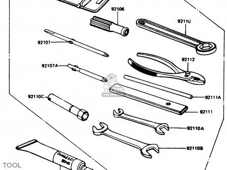 TOOL - Z1100R1 1984 EUROPE UK NR