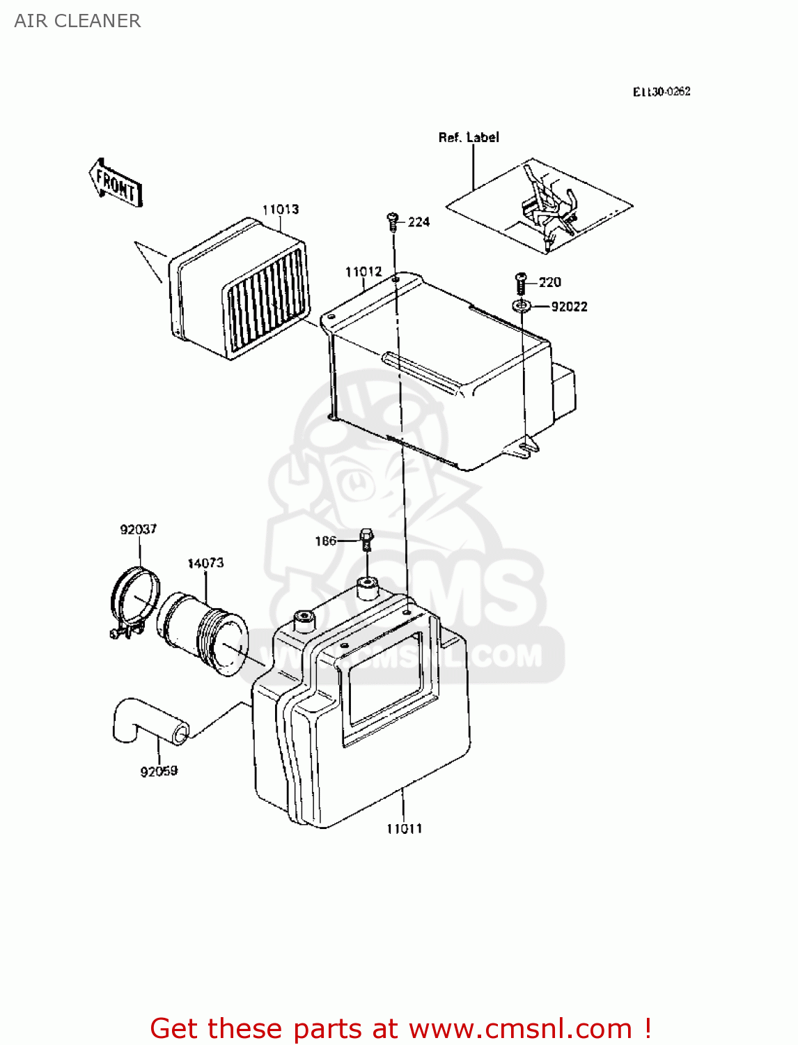 AIR CLEANER Z305A3 CSR 1988 EUROPE