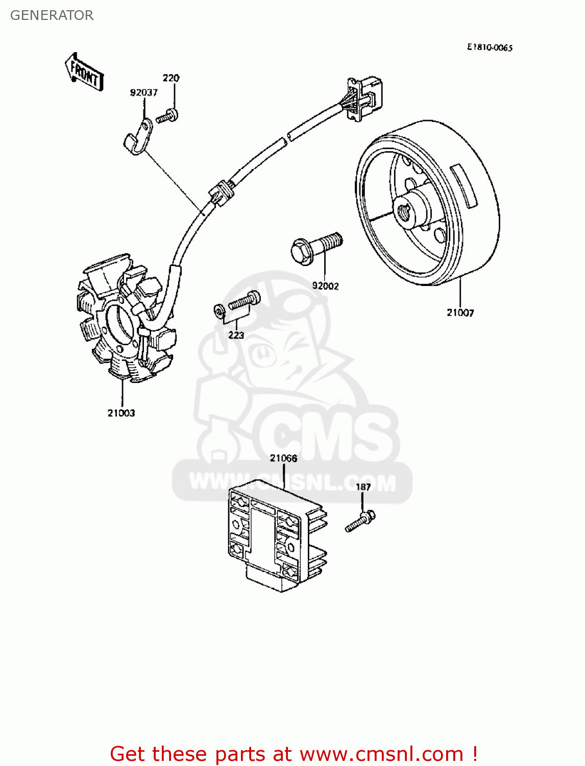 GENERATOR Z305A3 CSR 1988 EUROPE