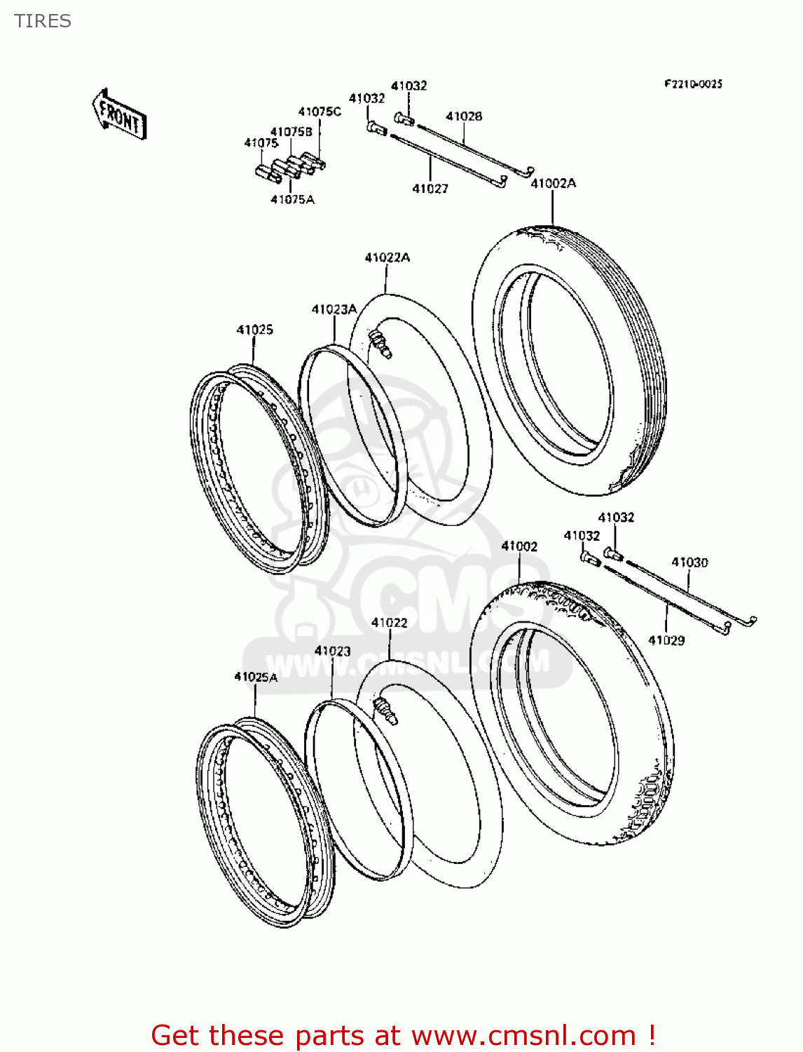 TIRES Z305A3 CSR 1988 EUROPE