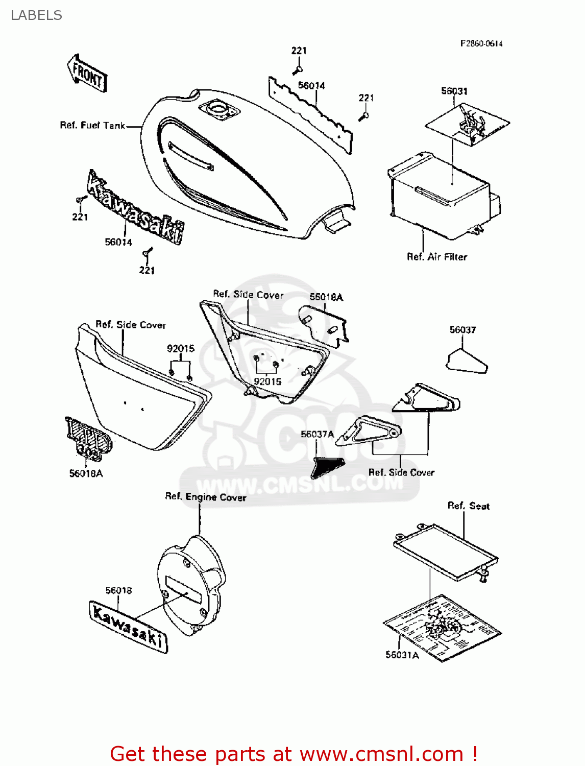 LABELS Z305A3 CSR 1988 EUROPE