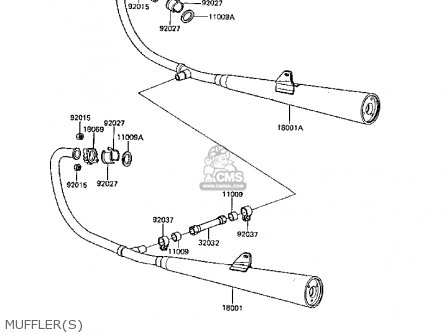 MUFFLER(S) - Z305A3 CSR 1988 EUROPE