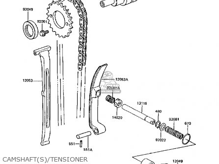 CAMSHAFT(S)/TENSIONER - Z305A3 CSR 1988 EUROPE