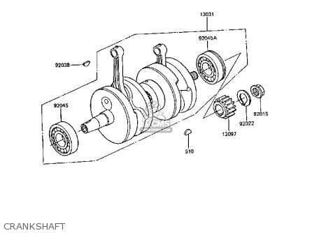 CRANKSHAFT - Z305A3 CSR 1988 EUROPE