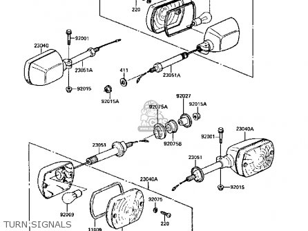 TURN SIGNALS - Z305A3 CSR 1988 EUROPE