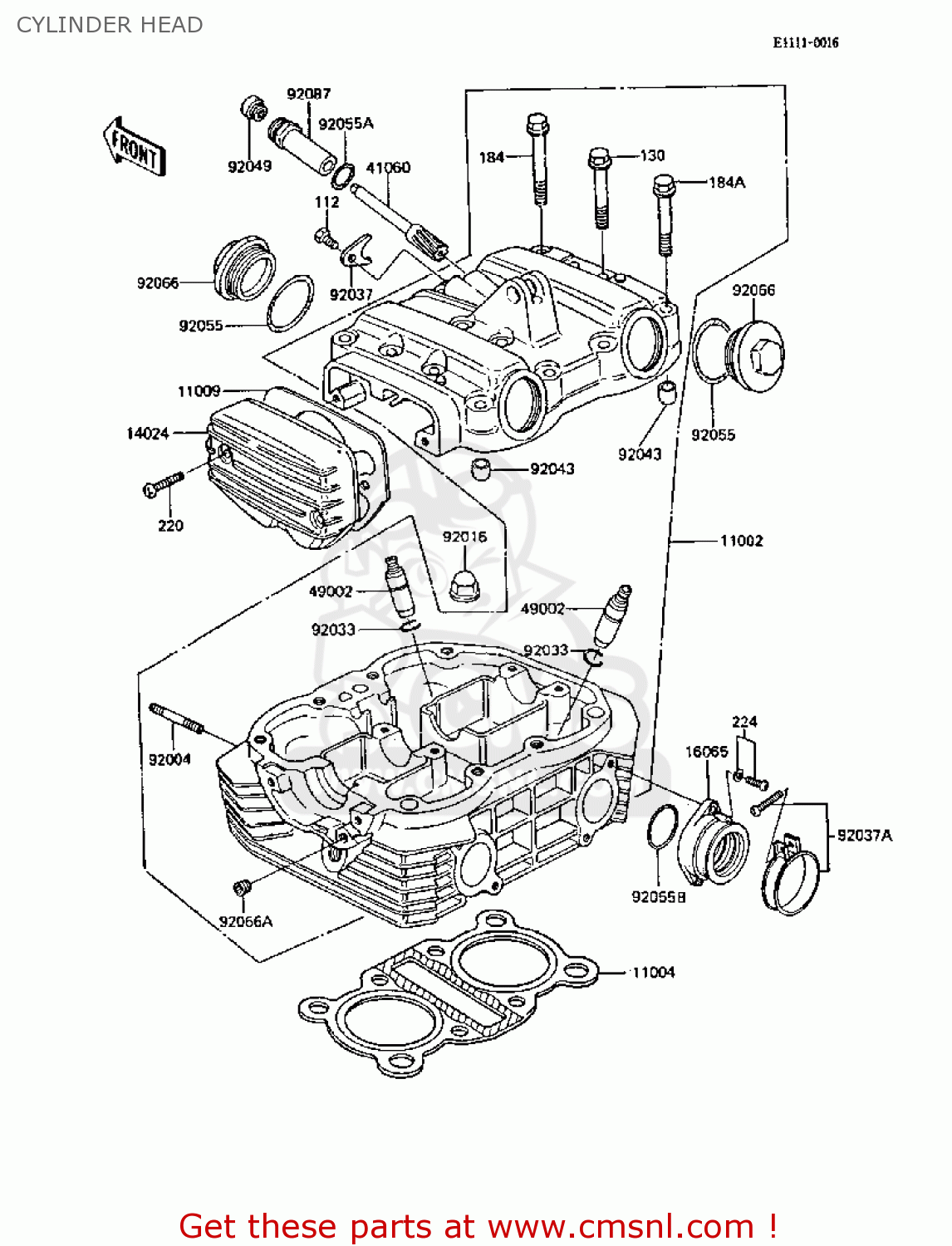 CYLINDER HEAD Z305A3A CSR 1988 EUROPE