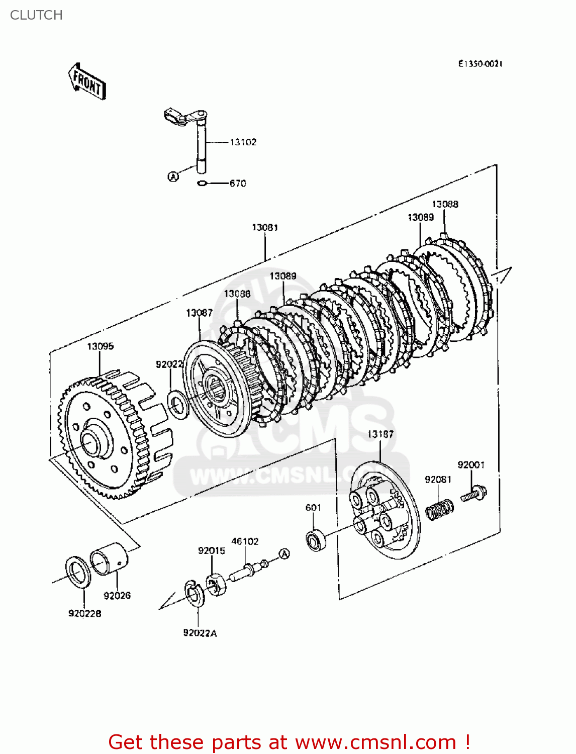 CLUTCH Z305A3A CSR 1988 EUROPE
