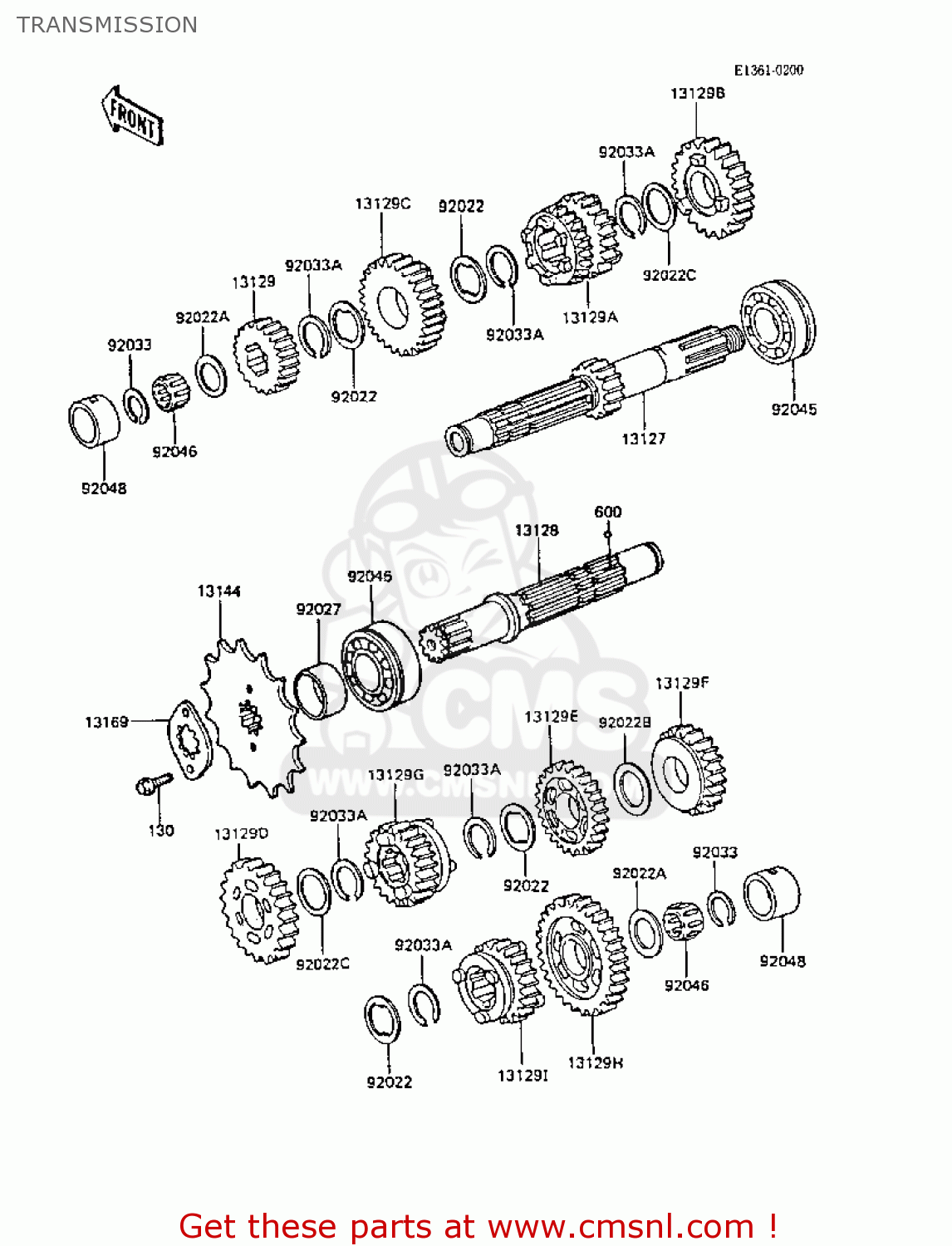 TRANSMISSION Z305A3A CSR 1988 EUROPE