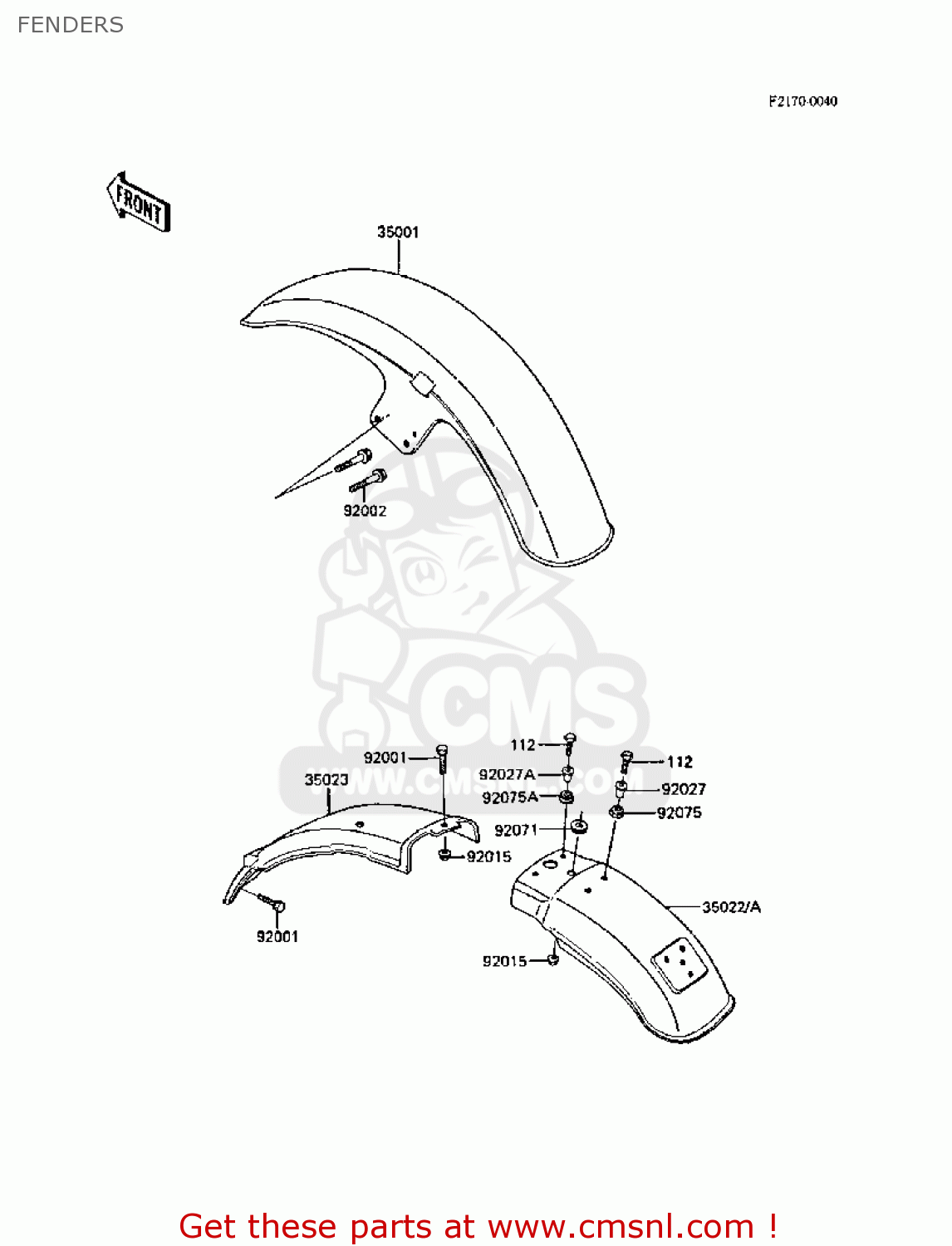 FENDERS Z305A3A CSR 1988 EUROPE
