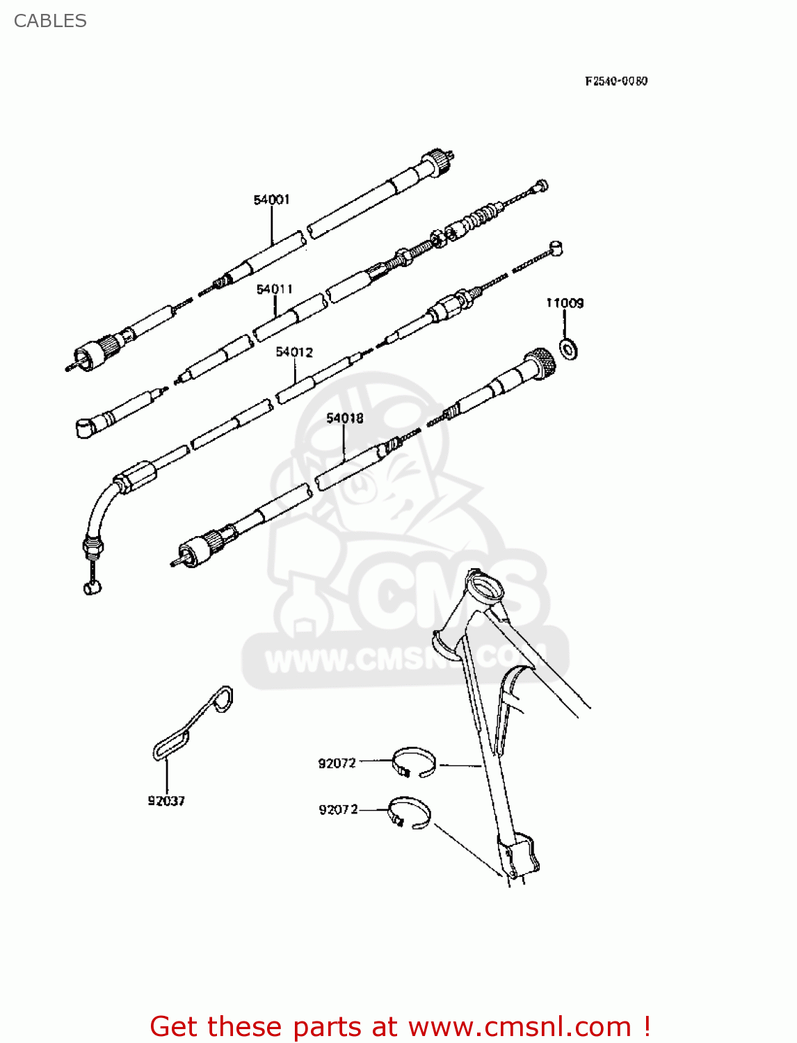 CABLES Z305A3A CSR 1988 EUROPE