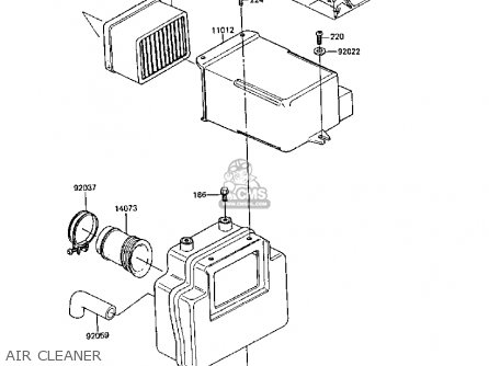 AIR CLEANER - Z305A3A CSR 1988 EUROPE
