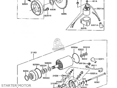 STARTER MOTOR - Z305A3A CSR 1988 EUROPE