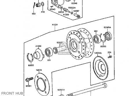 FRONT HUB - Z305A3A CSR 1988 EUROPE