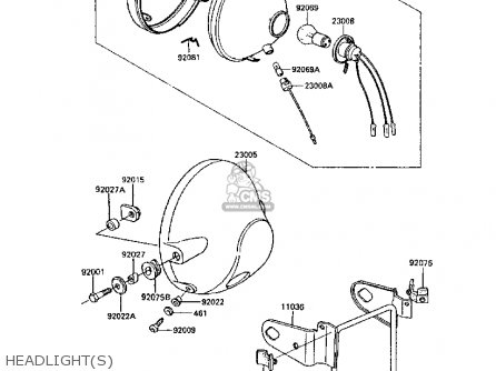 HEADLIGHT(S) - Z305A3A CSR 1988 EUROPE