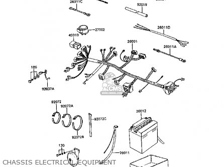 CHASSIS ELECTRICAL EQUIPMENT - Z305A3A CSR 1988 EUROPE