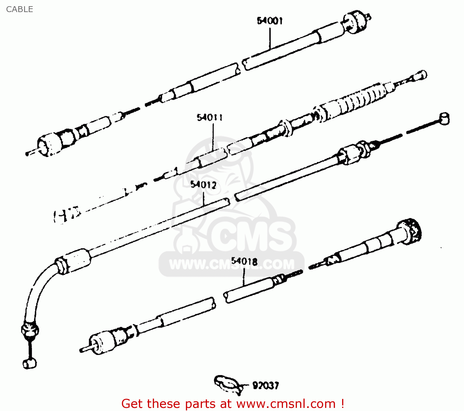 CABLE Z440D6 1984 EUROPE UK SD WG