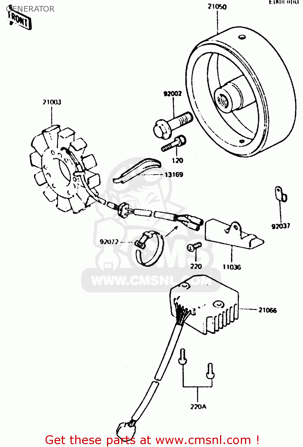 GENERATOR Z440D6 1984 EUROPE UK SD WG