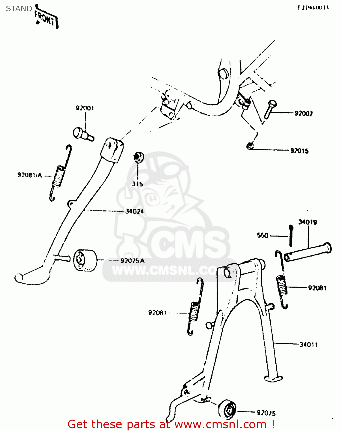 STAND Z440D6 1984 EUROPE UK SD WG