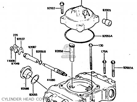CYLINDER HEAD COVER - Z440D6 1984 EUROPE UK SD WG