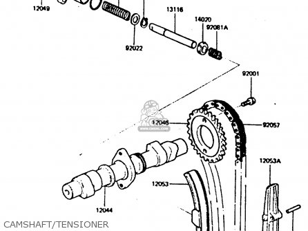 CAMSHAFT/TENSIONER - Z440D6 1984 EUROPE UK SD WG