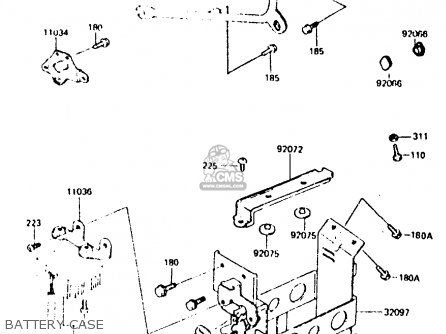 BATTERY CASE - Z440D6 1984 EUROPE UK SD WG