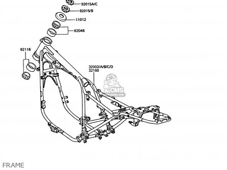 FRAME - Z550G1 GT550 1983 EUROPE UK FR FG IT SD