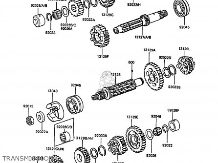 TRANSMISSION - Z550G3 GT550 1986 UNITED KINGDOM FG