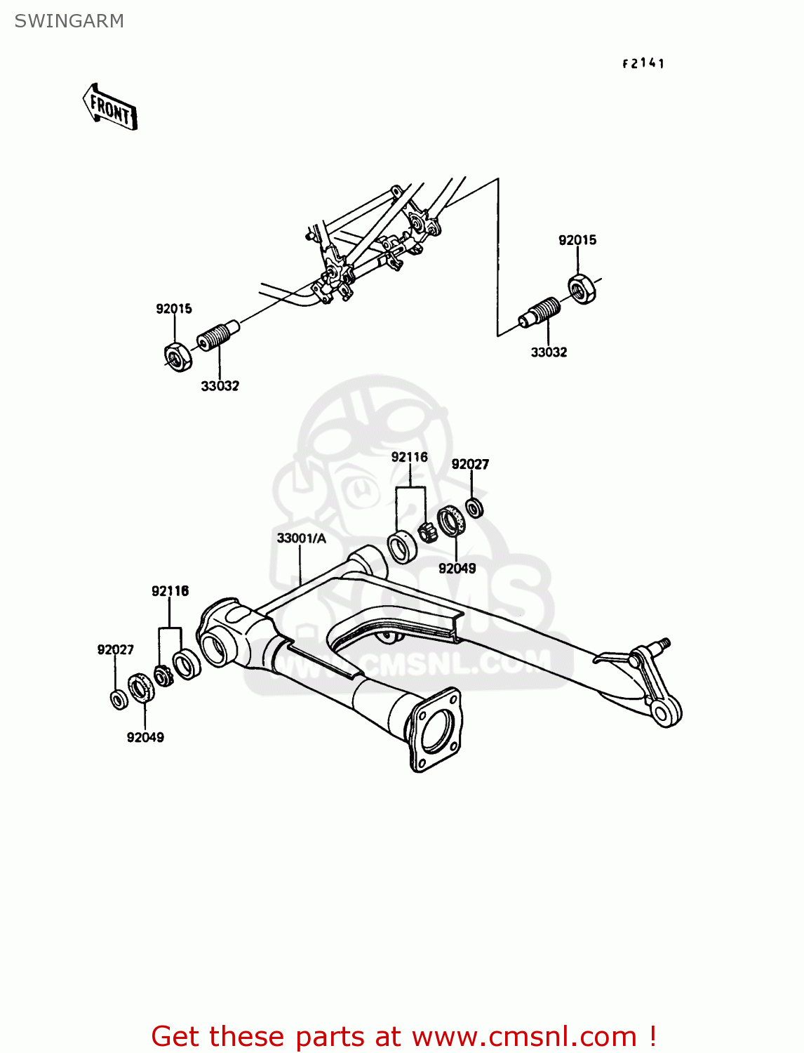 SWINGARM Z550G4 GT550 1987 UNITED KINGDOM FG