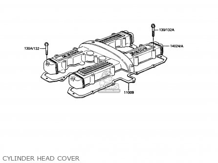 CYLINDER HEAD COVER - Z550G4 GT550 1987 UNITED KINGDOM FG