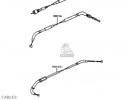 CABLES - Z550G4 GT550 1987 UNITED KINGDOM FG
