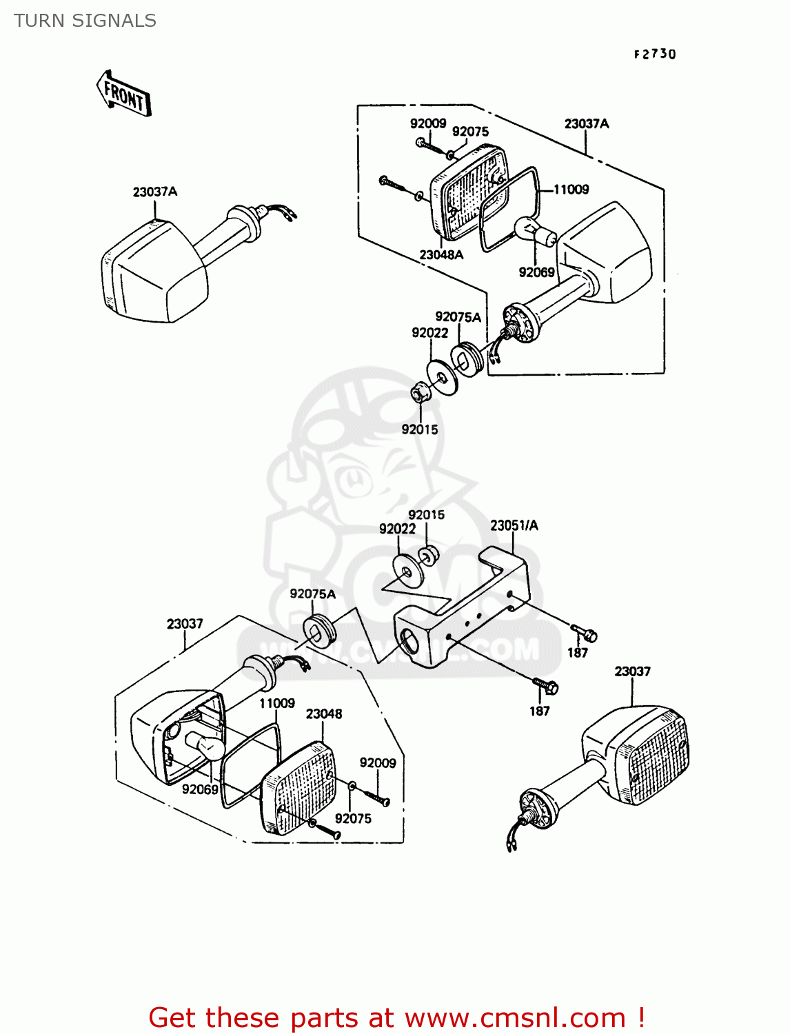 TURN SIGNALS Z550G5 GT550 1988 SWEDEN FG